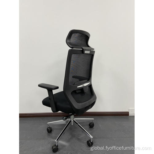 Commercial Office Chair with Wheels Headrest Whole-sale price Office Swivel Chair Commercial Office Chair Swivel Furniture Manufactory